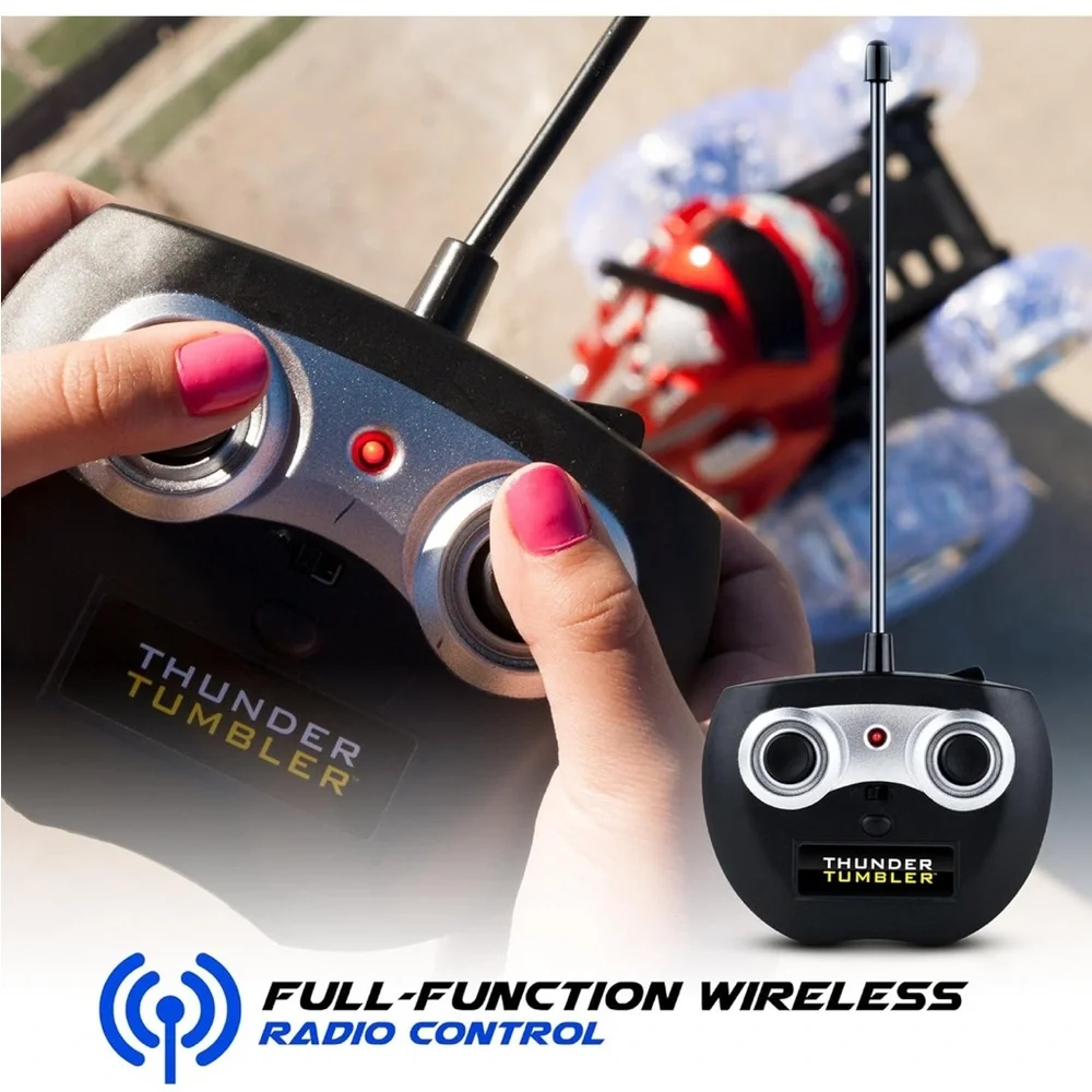 Thunder‎ Tumbler Children's Remote Control Spinning Stunt Car- Light purple